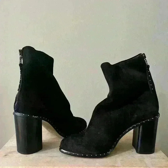 Rag & Bone Suede Blyth Boots Size 36 and a half with studs - Picture 5 of 9